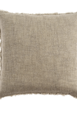 Selena Linen Pillow, Grey 20 x 20