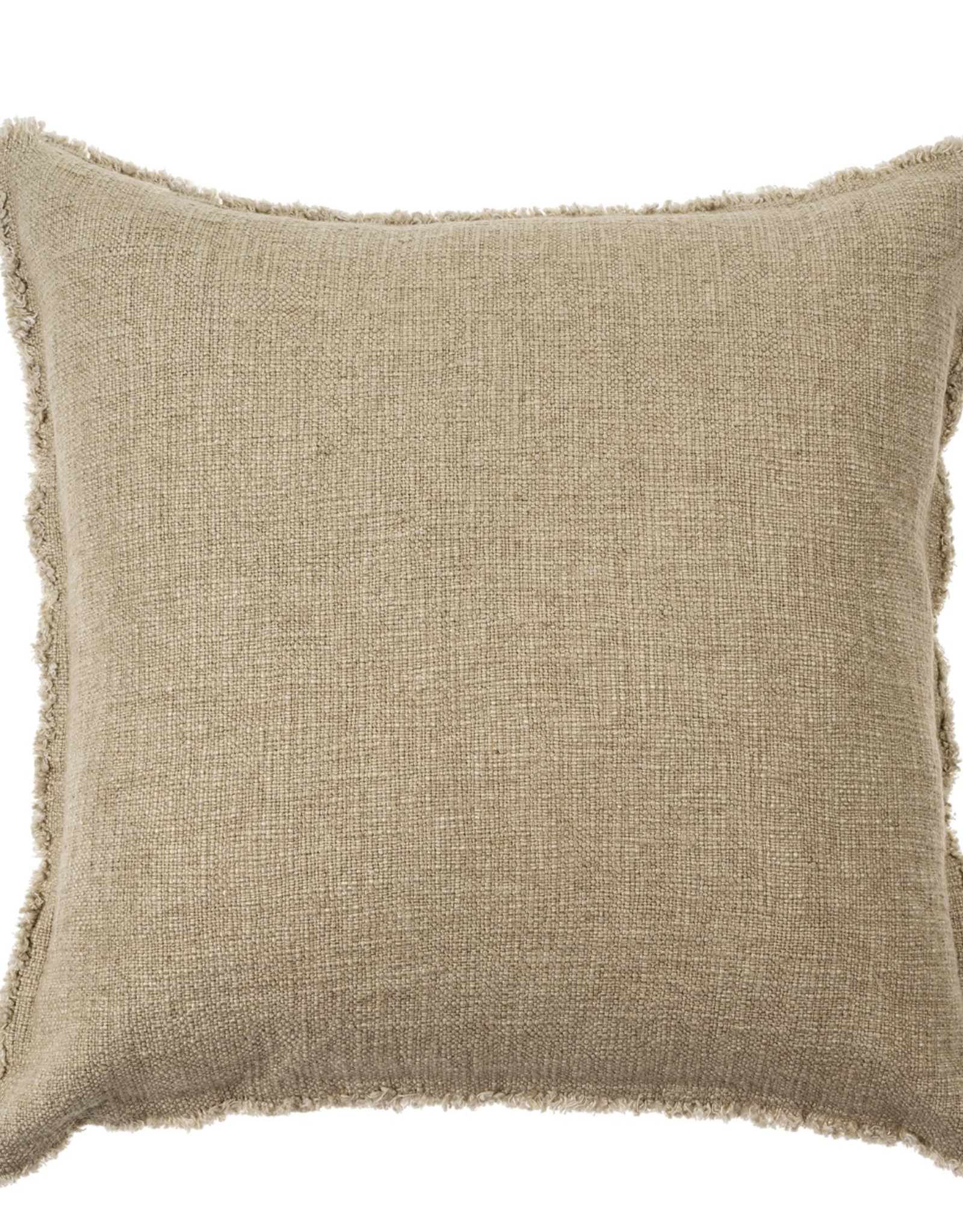 Selena Linen Pillow, Beige 20 x 20