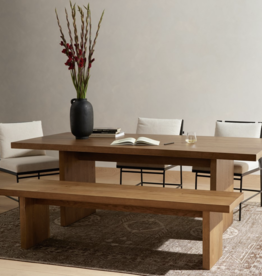 Aida Light Brown Wood Dining Table - Shoppe Jessica Velikovsky