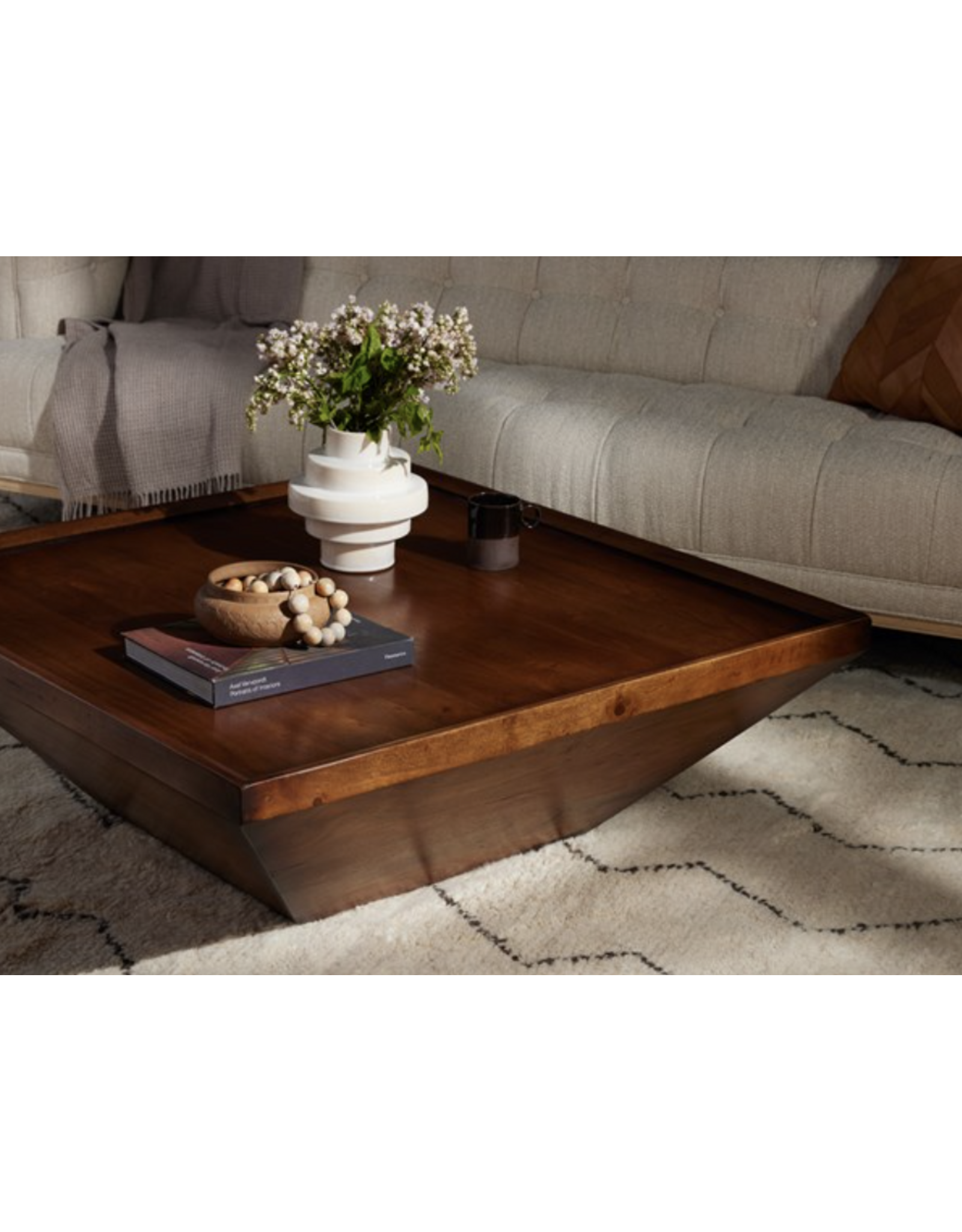 Drake Coffee Table, Reclaimed Fruitwood