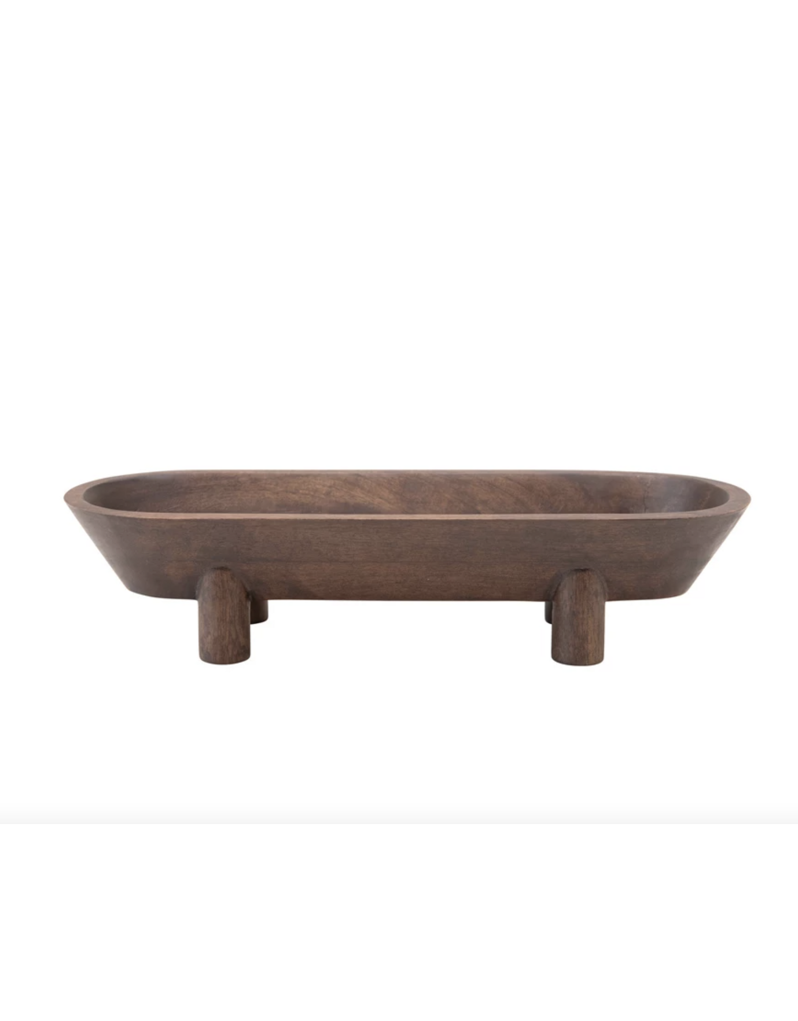 Mango Wood Footed Tray