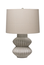 Distressed Table Lamp with Linen Shade