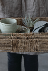 Hand-Woven Trays with Handles