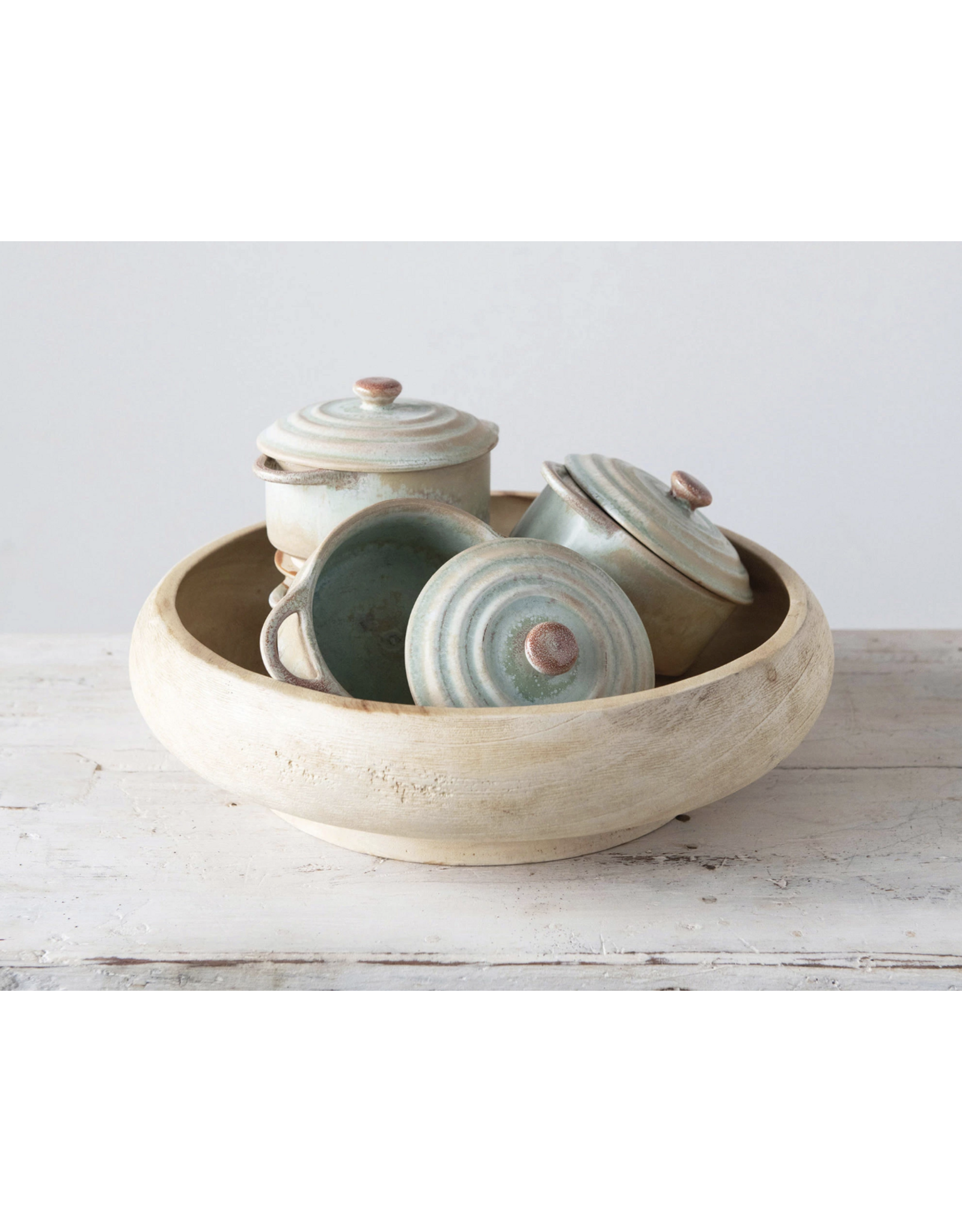 Stoneware Mini Baker with Glaze