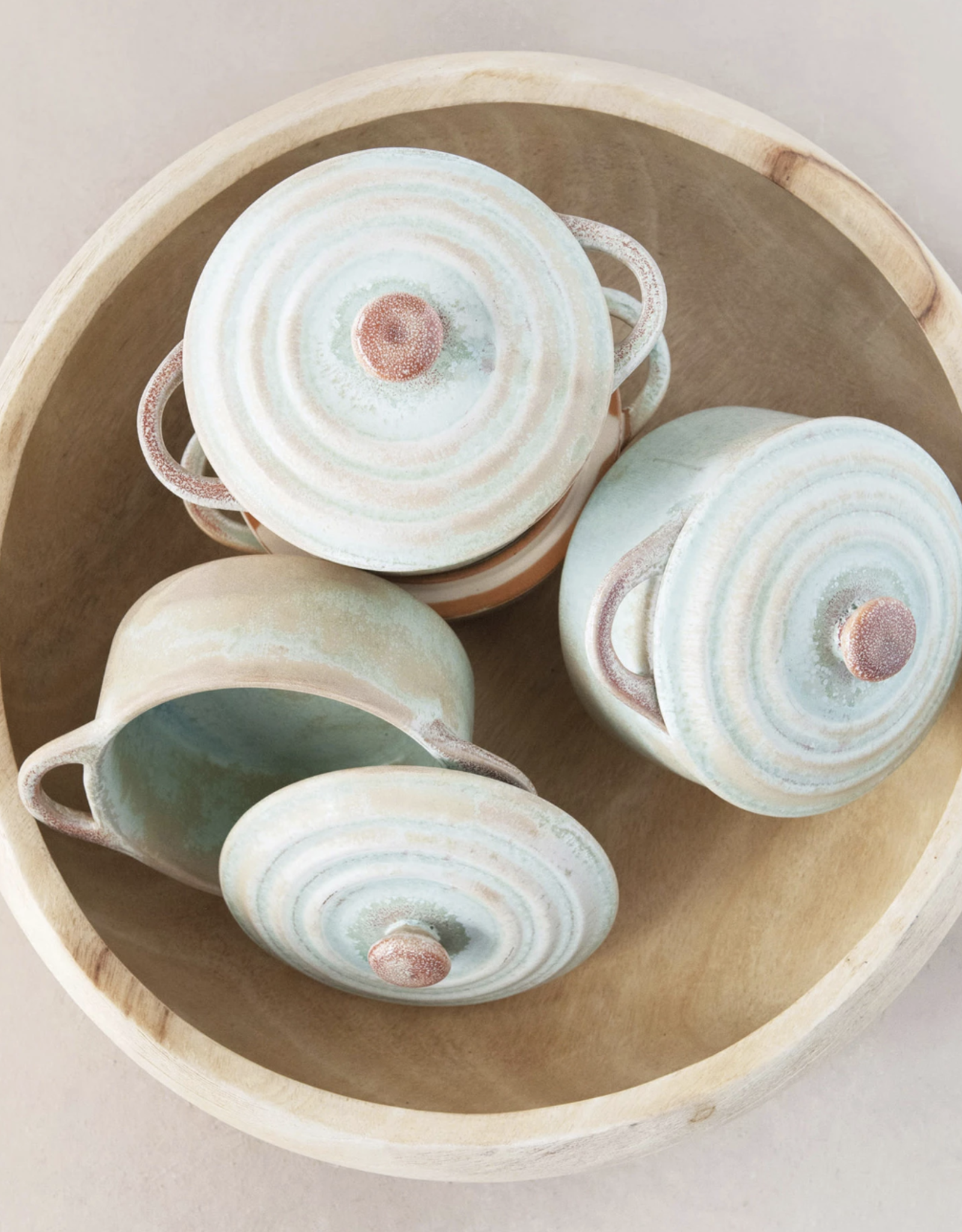 Stoneware Mini Baker with Glaze