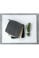 Cotton Crocheted Pot Holder, 3 Colours