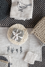Cotton Crocheted Pot Holder, 4 Colors