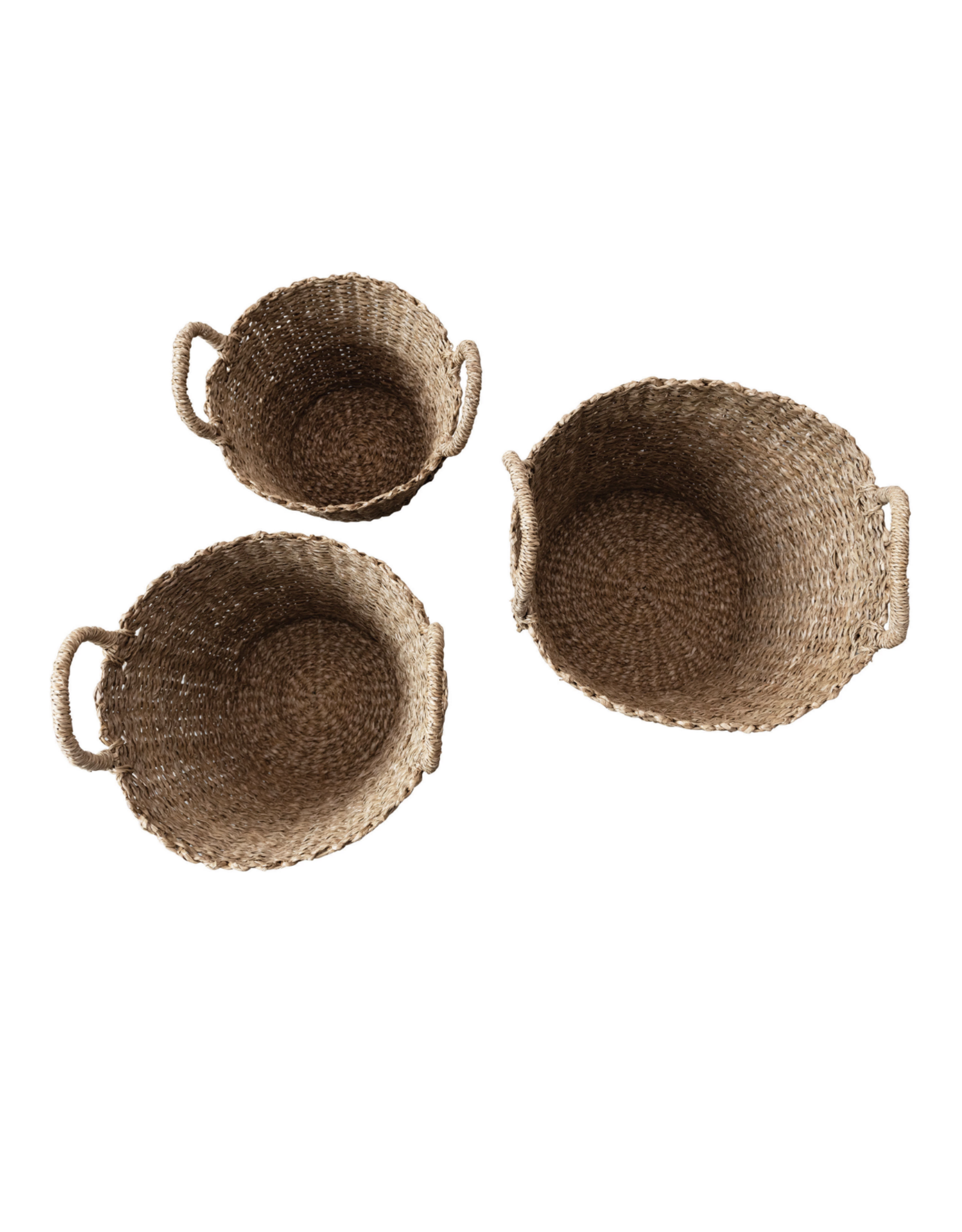 Hand-Woven Bankuan Basket with Braided Handles