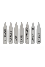 Paulownia Wood Herb Garden Markers, S/7