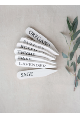 Paulownia Wood Herb Garden Markers, S/7