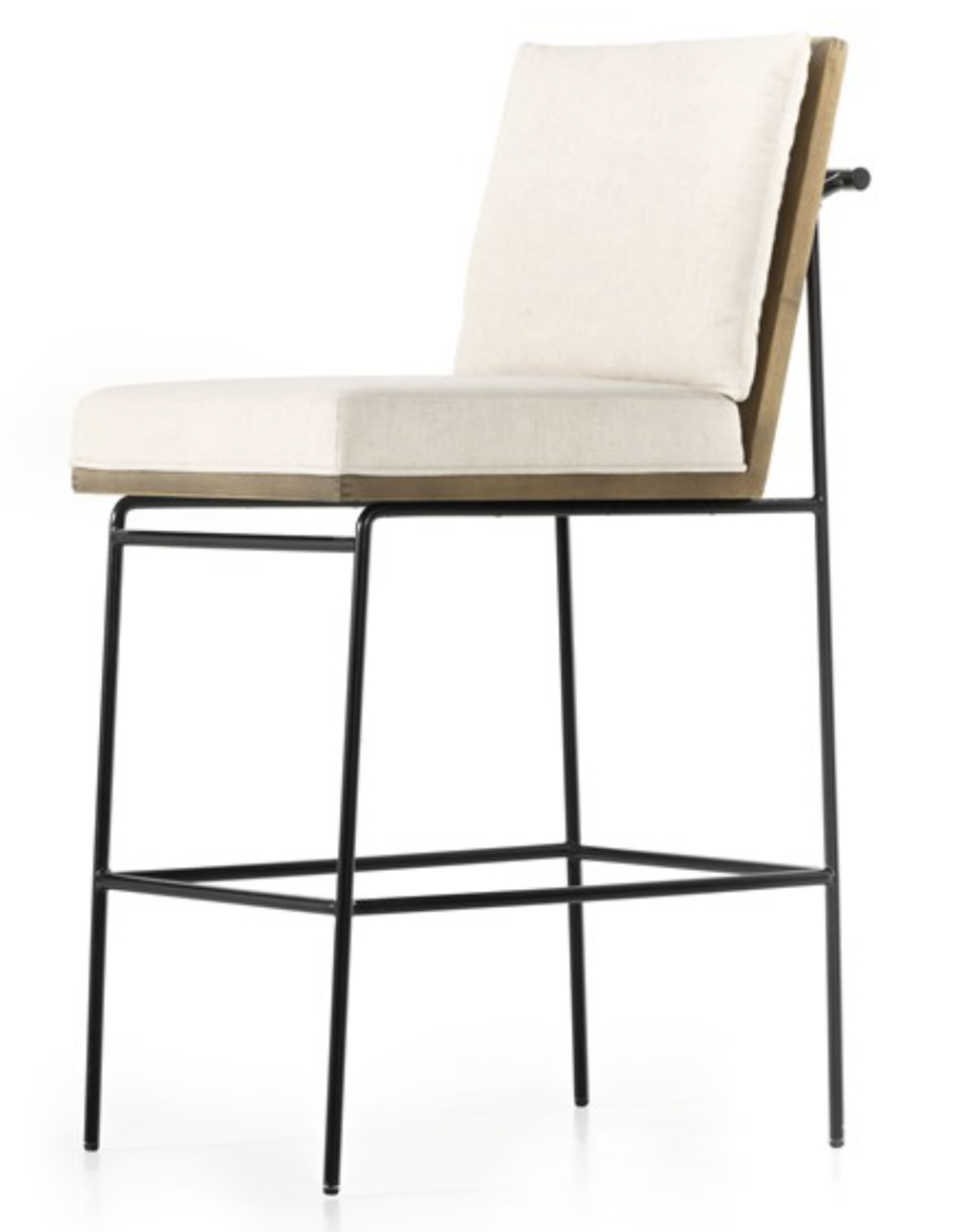 Crete Bar Stool in Savile Flax