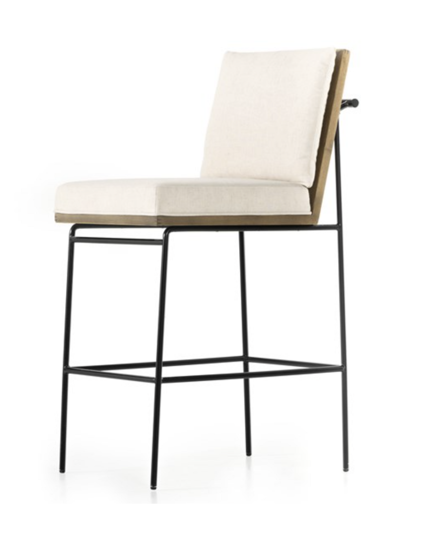 Crete Bar Stool in Savile Flax