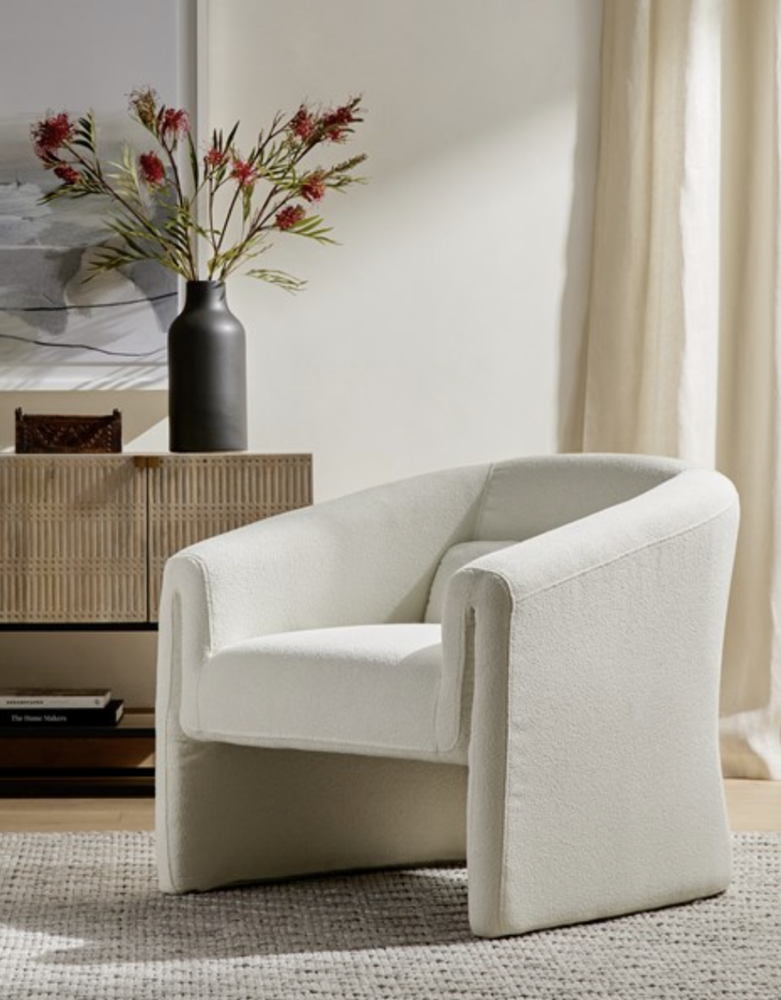 Elmore Chair in Portland Cream