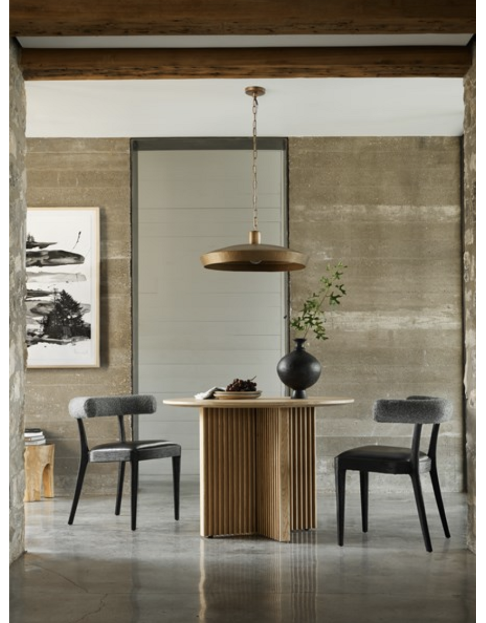 Eldon Pendant Lamp in Hammered Dark Antique