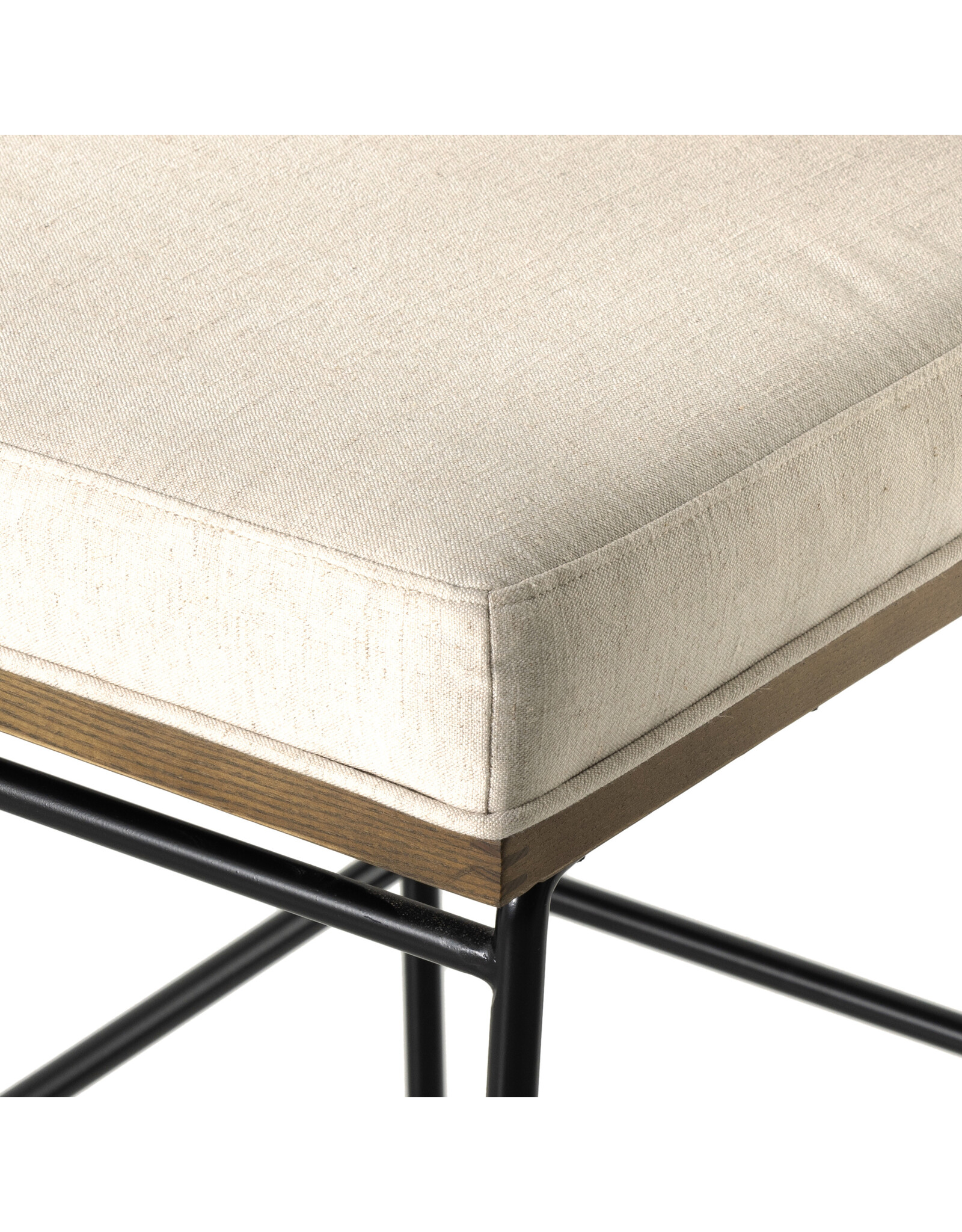 Crete Bar Stool in Savile Flax
