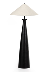 Innes Tapered Shade Floor Lamp, Matte Black