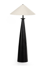 Innes Tapered Shade Floor Lamp, Matte Black
