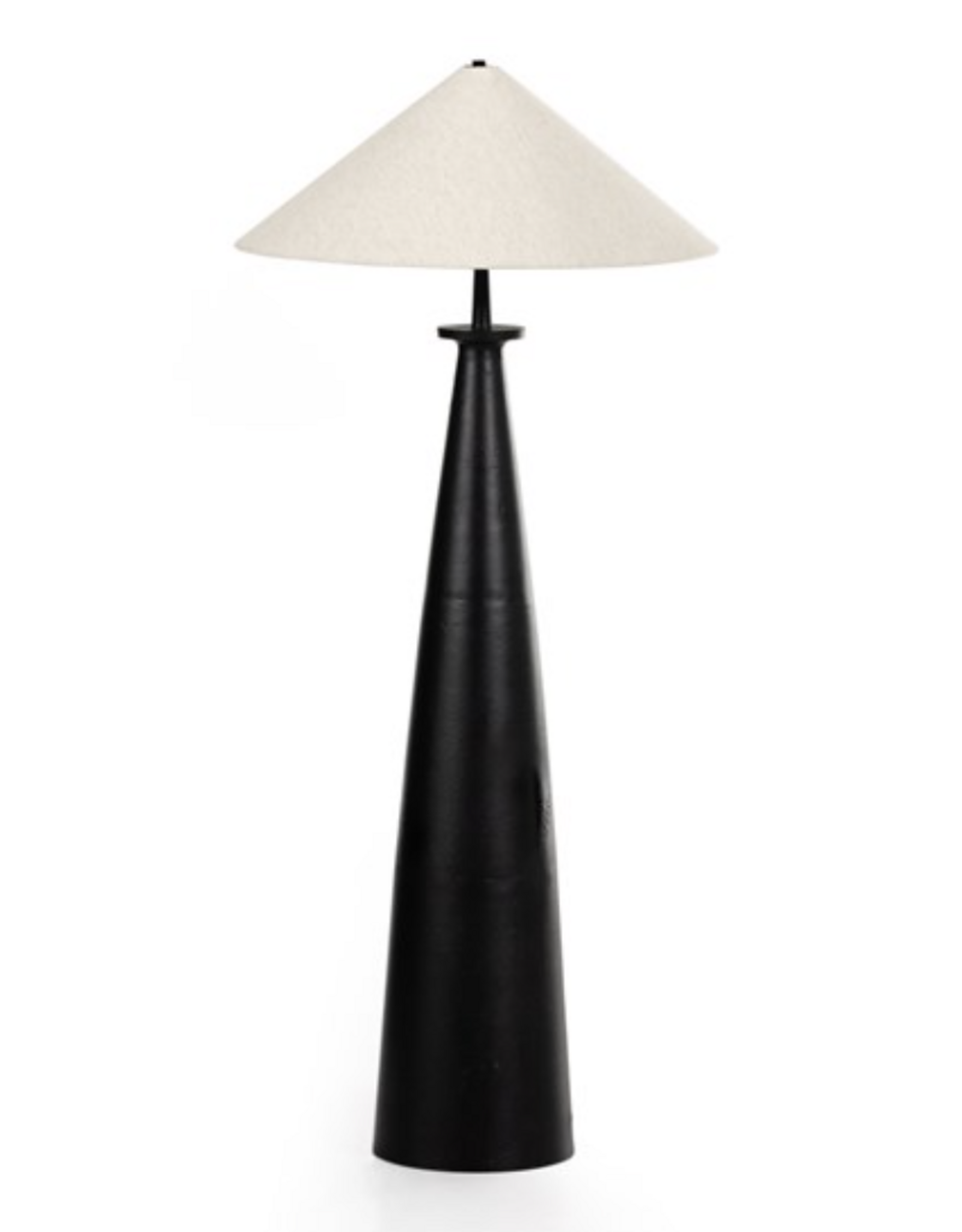 Innes Tapered Shade Floor Lamp, Matte Black