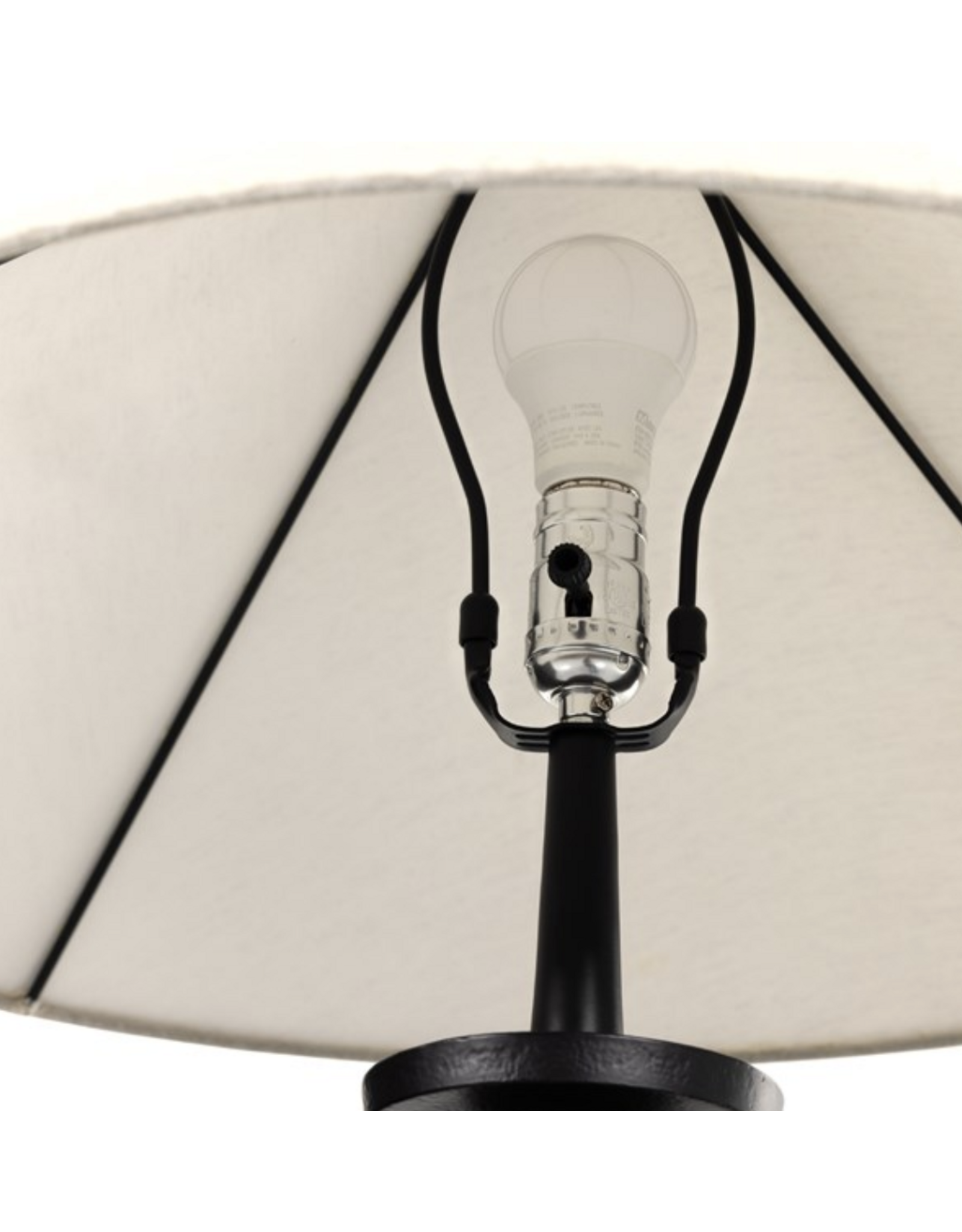 Innes Tapered Shade Floor Lamp, Matte Black