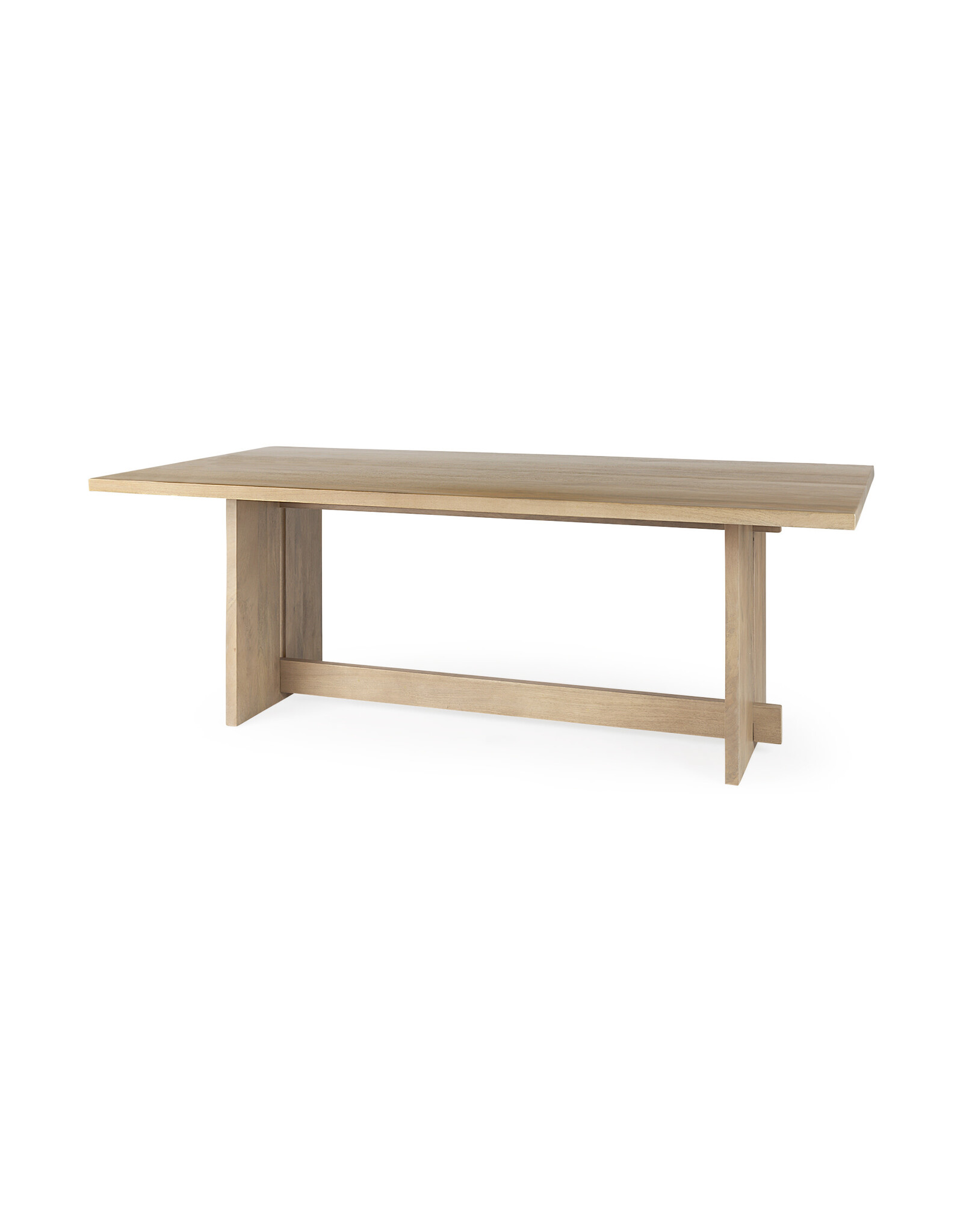 Aida Dining Table in Light Brown Wood