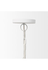 Juniper 24" Round White Dome Pendant Light