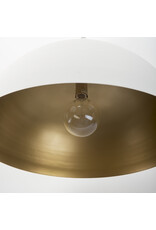 Juniper 24" Round White Dome Pendant Light