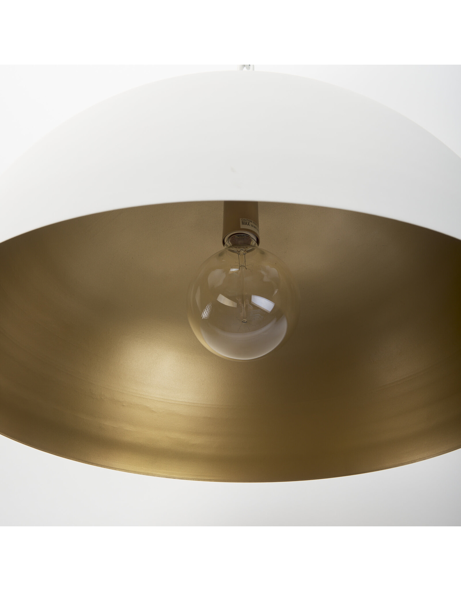 Juniper 24" Round White Dome Pendant Light