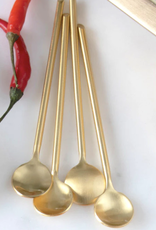 Gold Thin Spoon, 4.75"