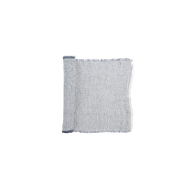 Linen Runner -  Blue Stripe