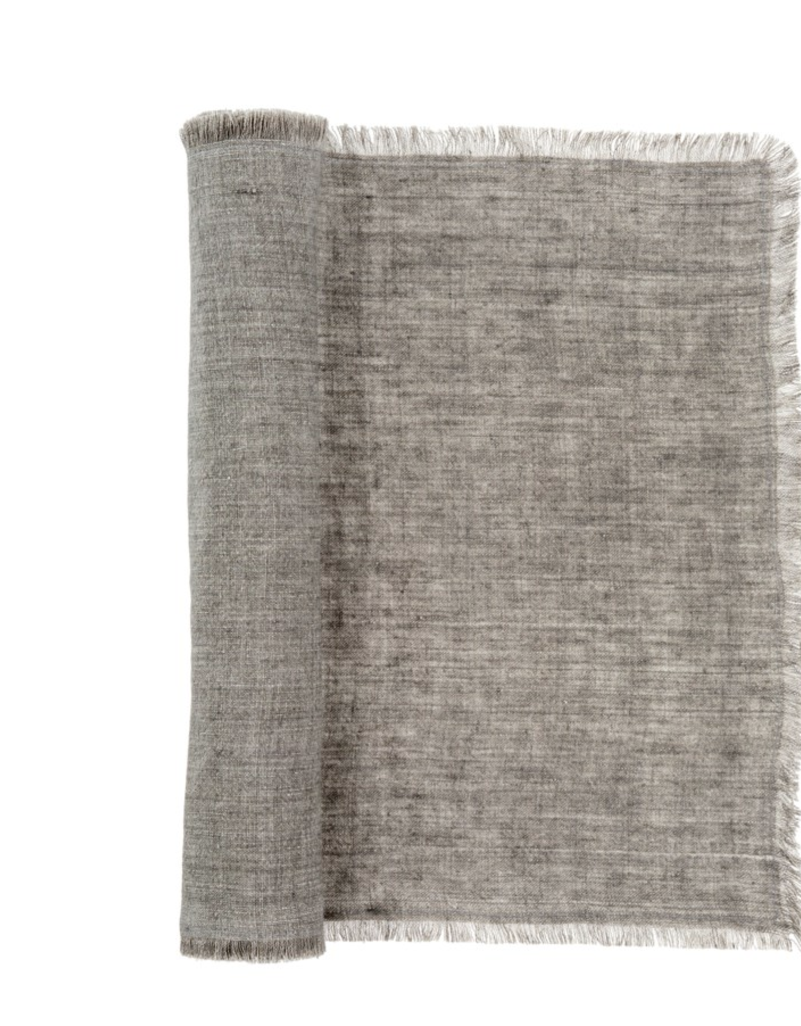 Linen Runner - Warm Grey