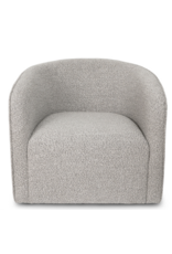 Evita Swivel Greige Boucle