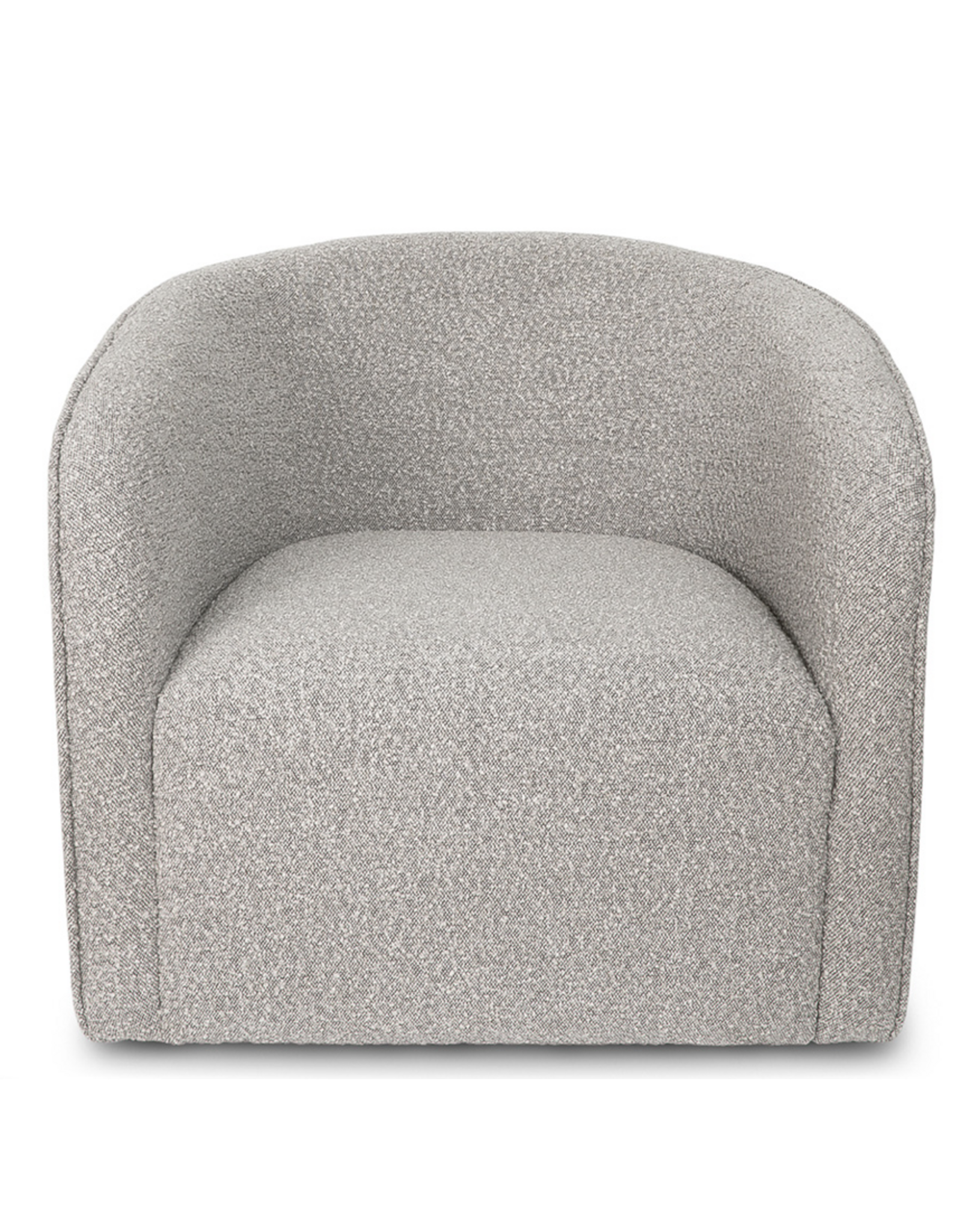 Evita Swivel Greige Boucle