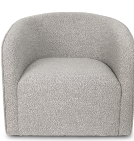 Evita Swivel Greige Boucle