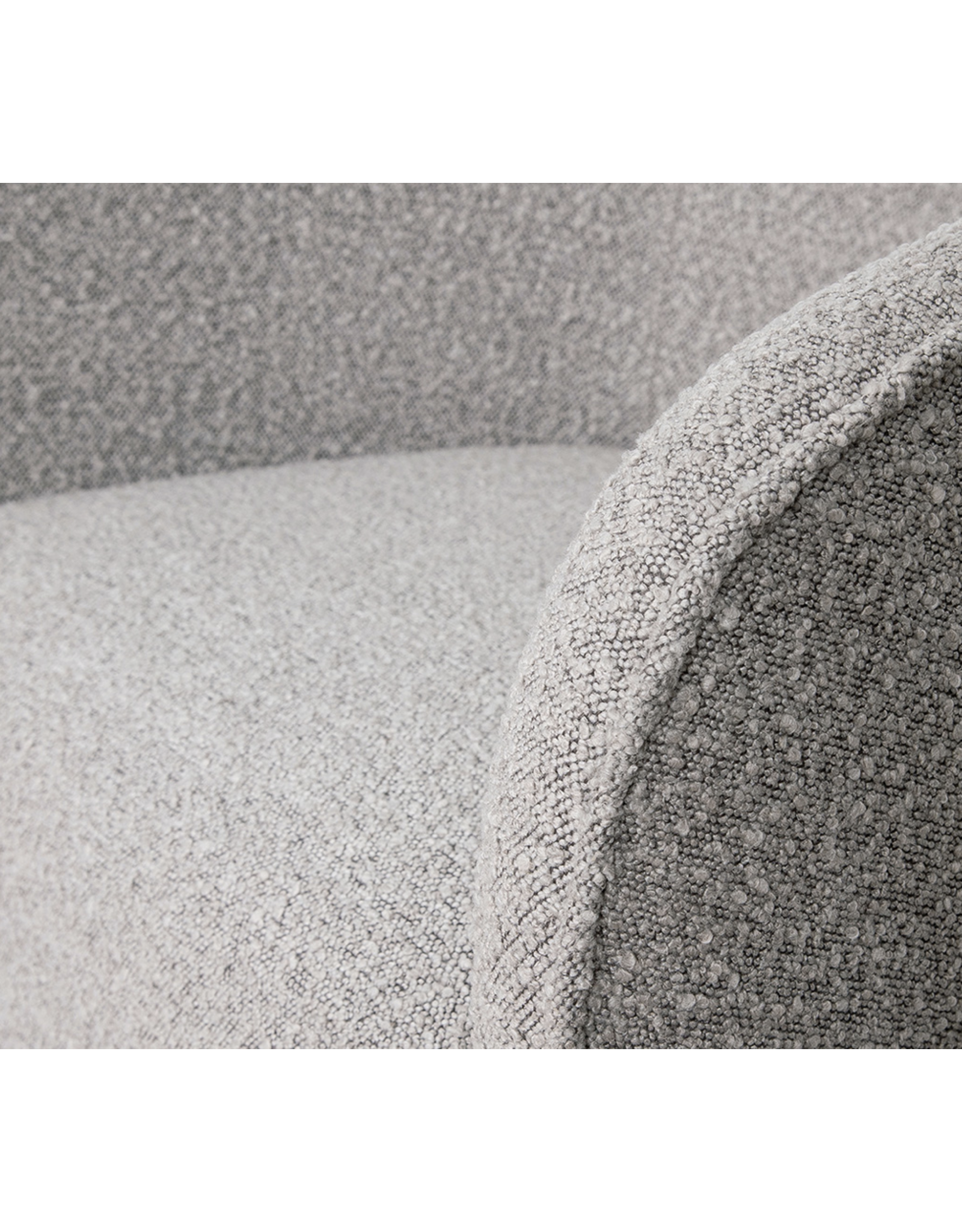 Evita Swivel Greige Boucle