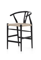 Muestra Counter Stool Black Teak