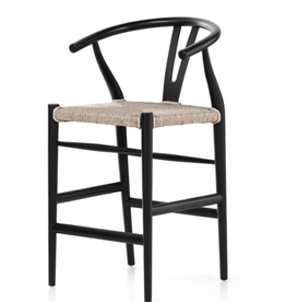 Muestra Counter Stool Black Teak