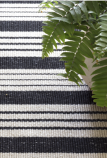 Birmingham Black Handwoven Indoor/Outdoor Rug