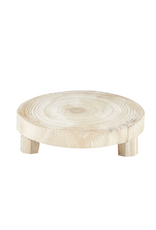 Paulownia Wood Riser, Natural Small