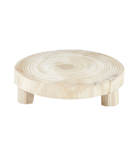 Paulownia Wood Riser, Natural Small