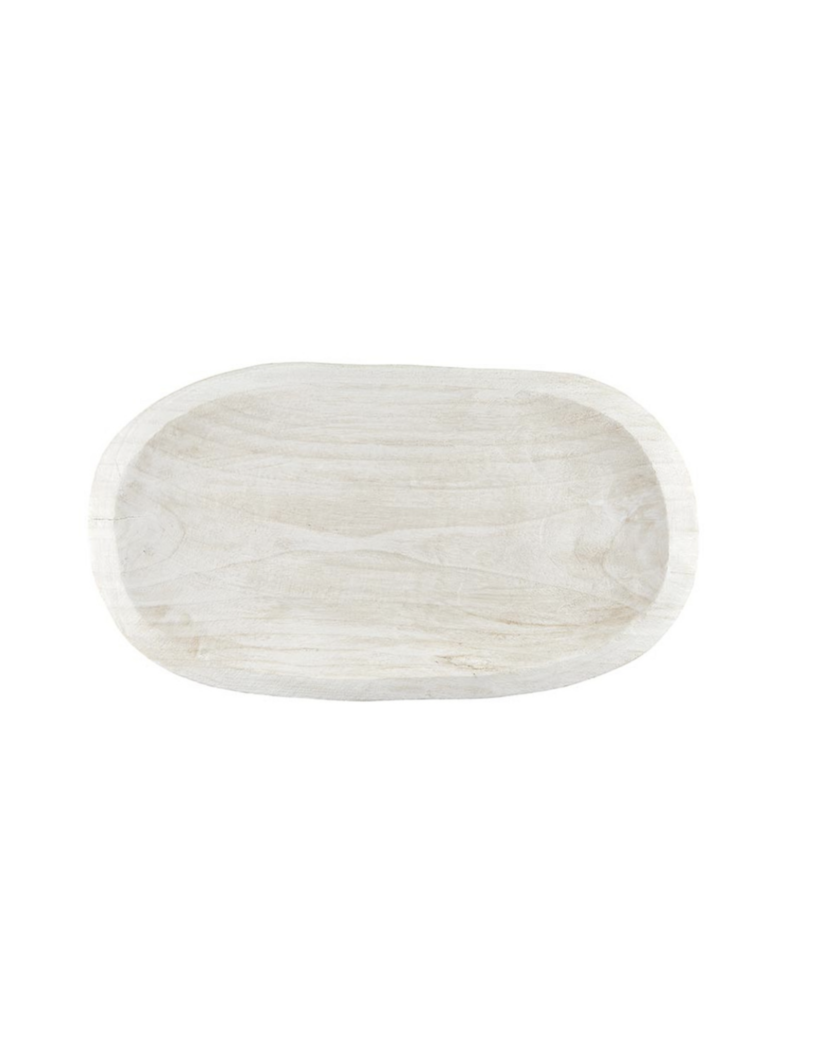Paulownia Platter - White