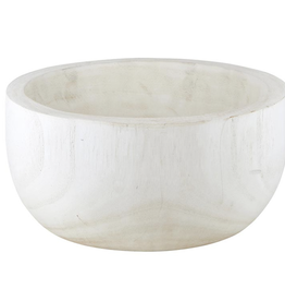 Paulownia Serving Bowl - White
