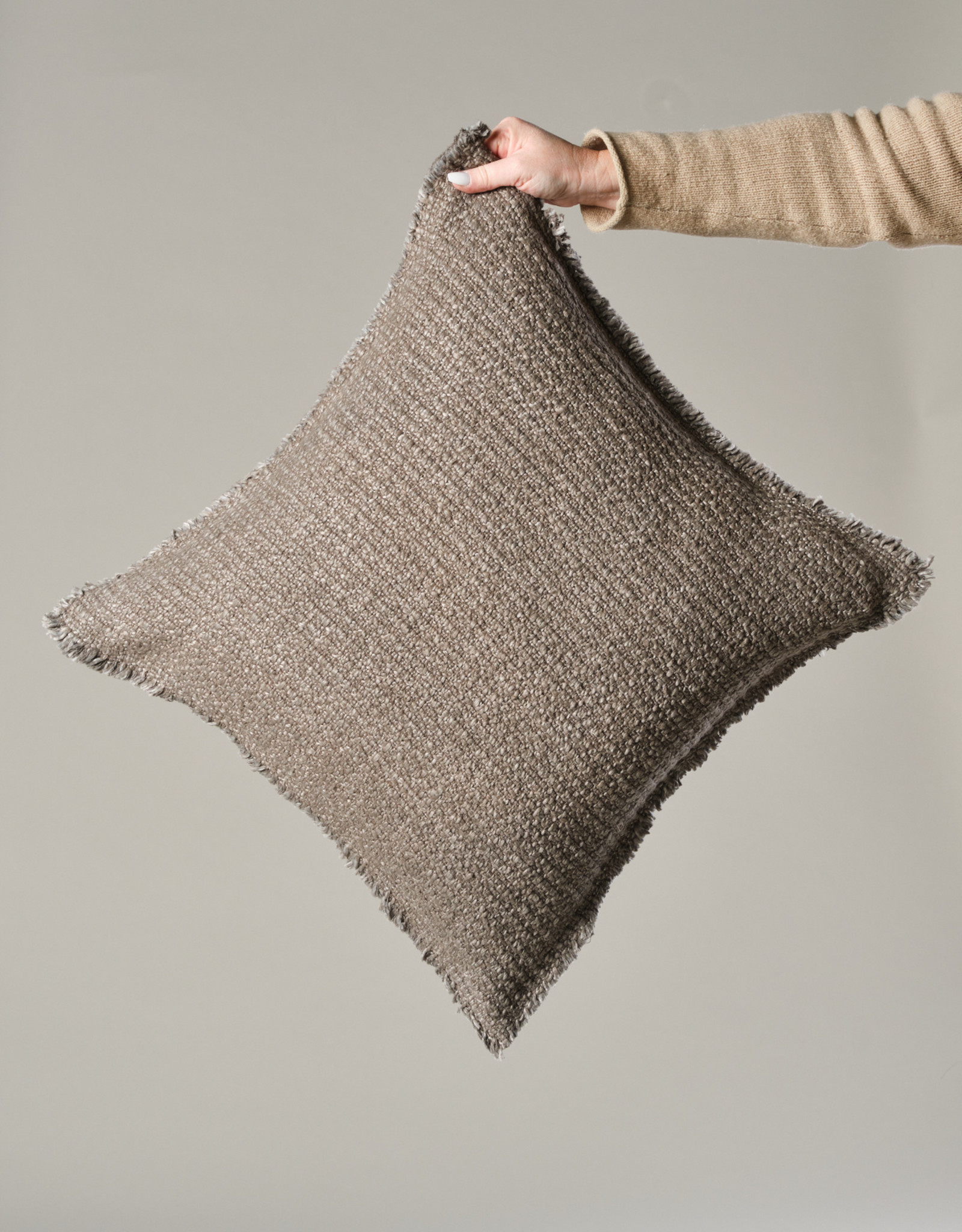 Callisto Pillow, Dark Grey 20x20