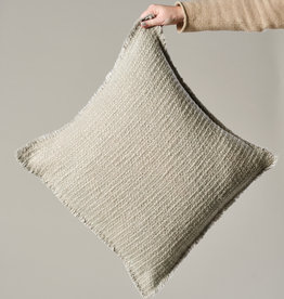 Callisto Pillow, Light Grey 20x20