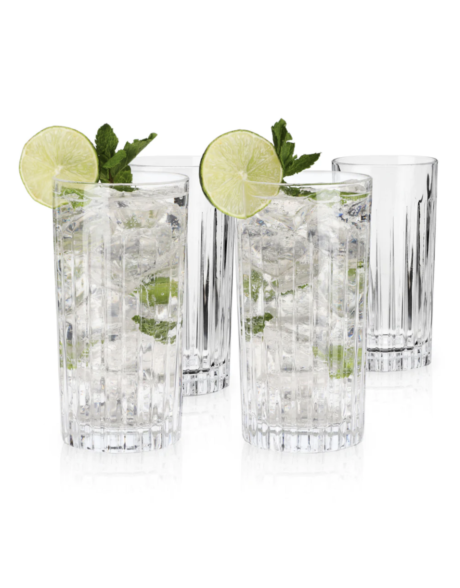 European Crystal Highball Tumblers
