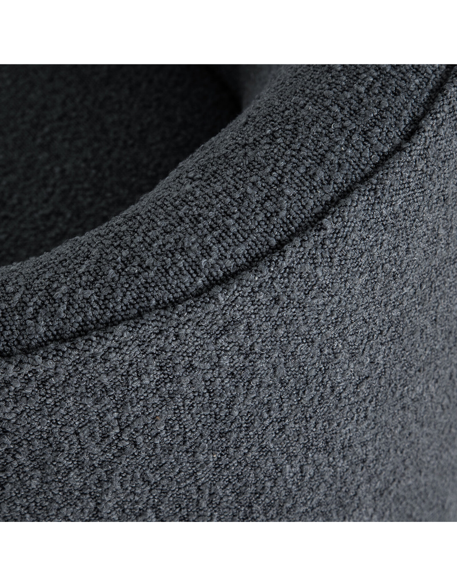 Evita Swivel Chair - Slate Boucle