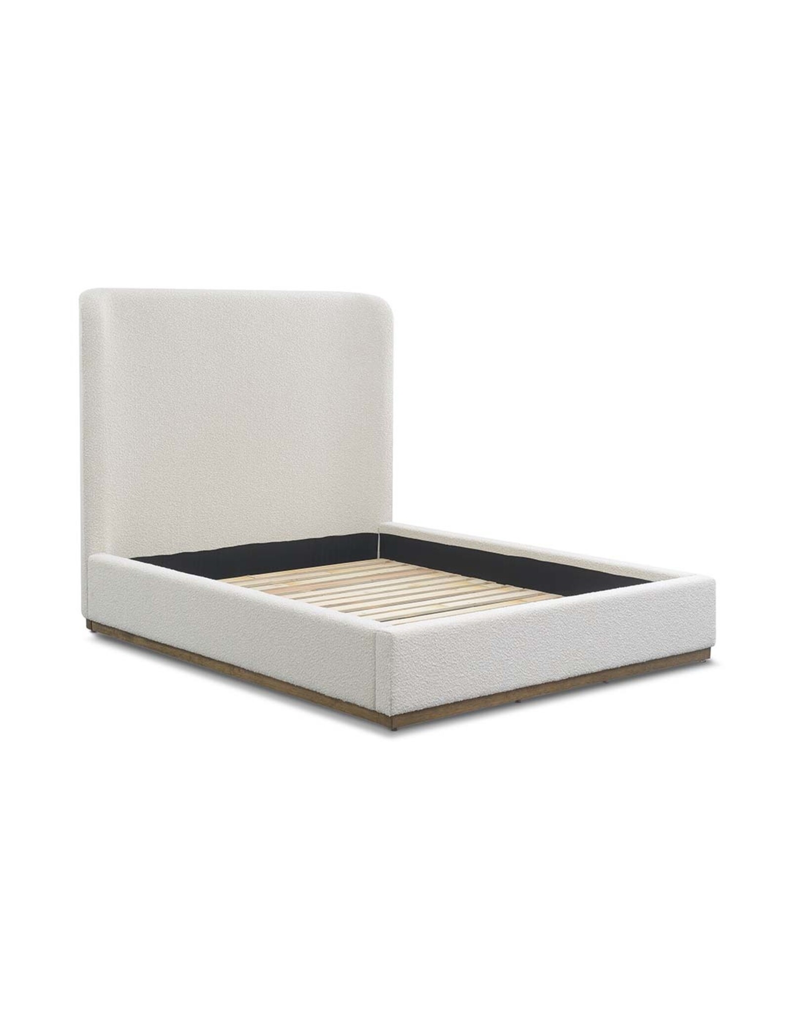 Faye Queen Bed, Off White