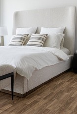 Faye Queen Bed, Off White