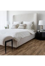 Faye Queen Bed, Off White