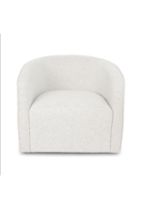 Evita Swivel Chair in  Off White