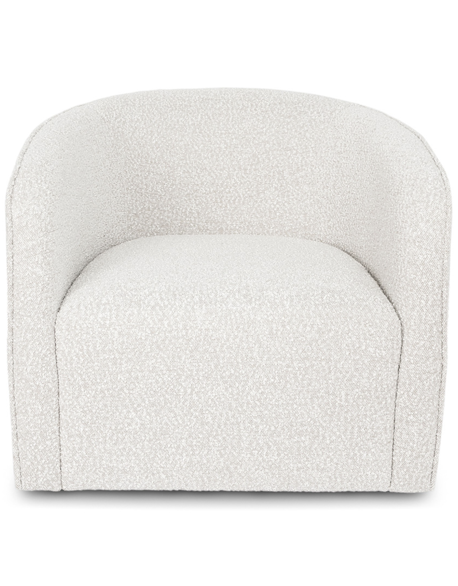 Evita Swivel Chair in  Off White